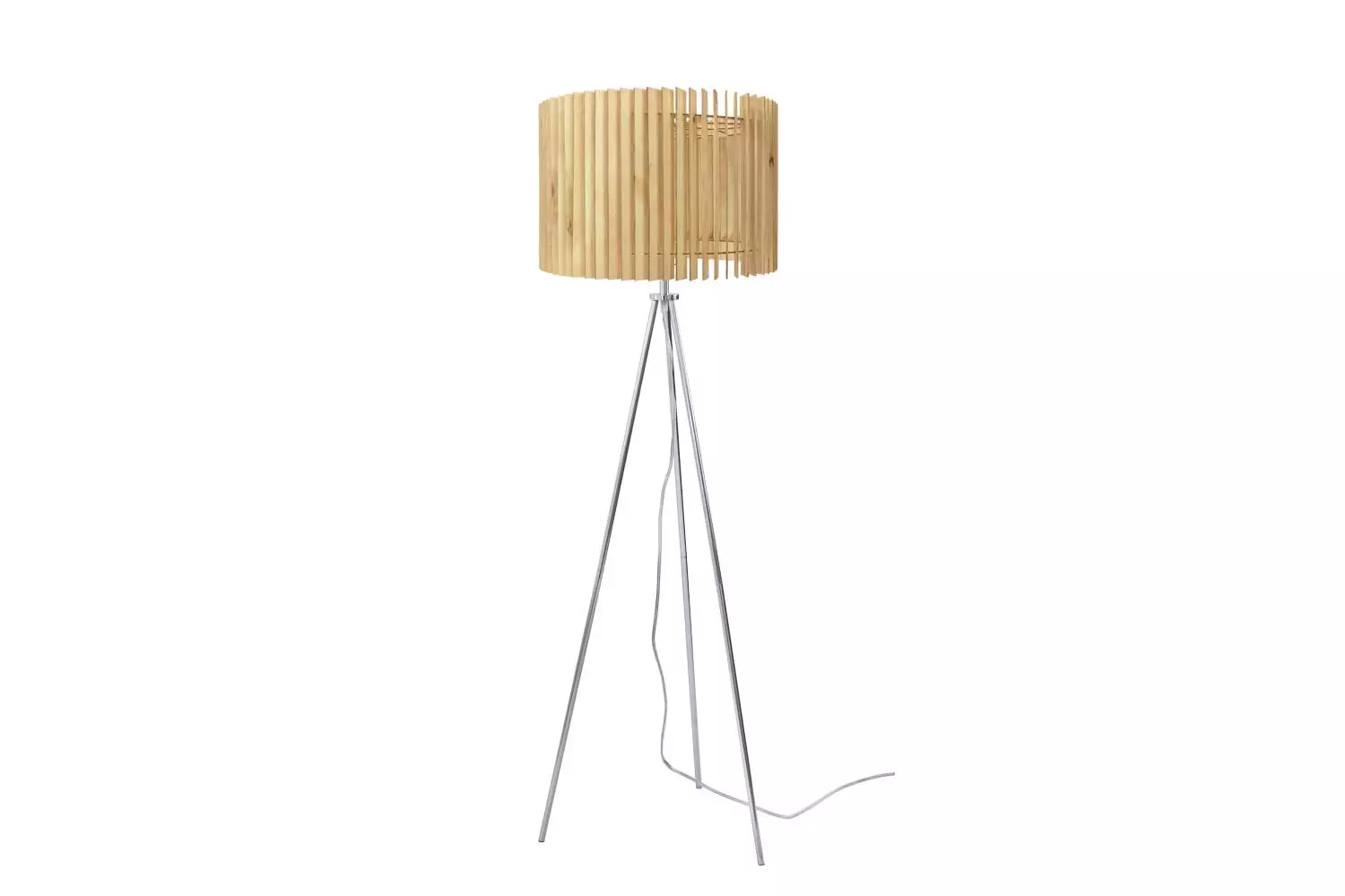 Lampadaire RONJA | pin sylvestre | argenté